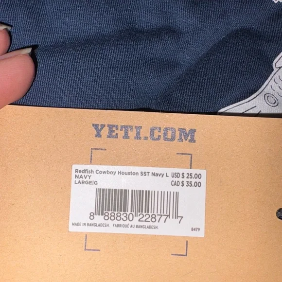 Yeti Redfish cowboy houston T shirt - Picture 4 of 4